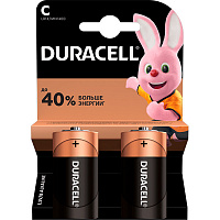 Батарейки Duracell Plus MN1400 C (R14, 343) 2 шт. (81545437;Б0014054) 