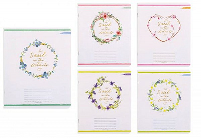 Комплект тетрадей Душа в деталях 18 листов в клетку 25 шт. Поділля