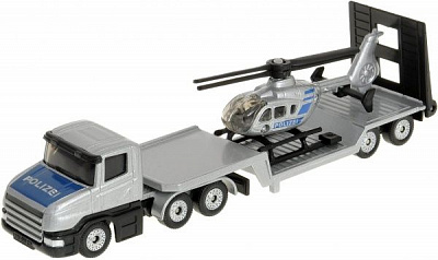 Ігровий набір Siku 1:55 Тягач із вертольотом 1610 6321060