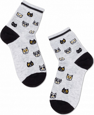Шкарпетки унісекс Conte-Kids 21С-90СПЕ 658 р.20 світло-сірий