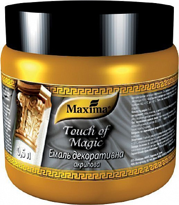 Декоративна фарба Maxima акрилова золото 0.5кг