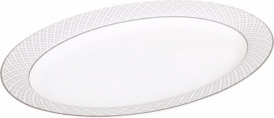 Блюдо овальне Annabelle platinum 30,5 см Fiora
