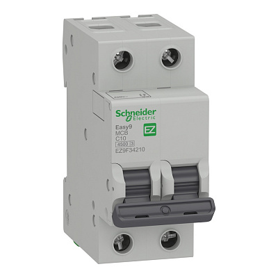 Автоматичний вимикач Schneider Electric 2Р, 10А, тип С EZ9F34210