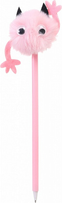 Ручка кулькова Страшко рожева