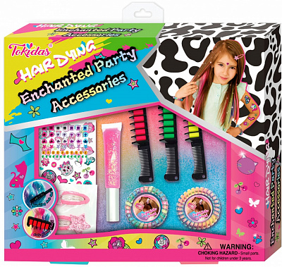 Игровой набор TOKIDAS окрашивание волос 10 аксессуаров