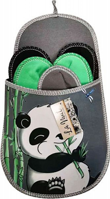 Набор тапочек La Nuit для гостей Panda 5 пар р. one size разноцветный 