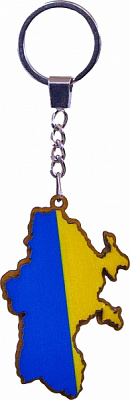 Брелок Украина 6,7x7,5 см В-22013