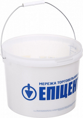 Ведро Пласт-Бокс круглое с металлической ручкой 10 л прозрачный 