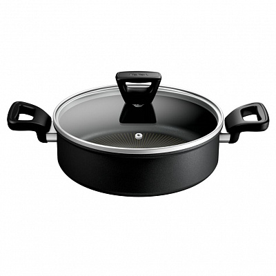 Сотейник із кришкою Tefal Titanium Shallow 24 см G3037053