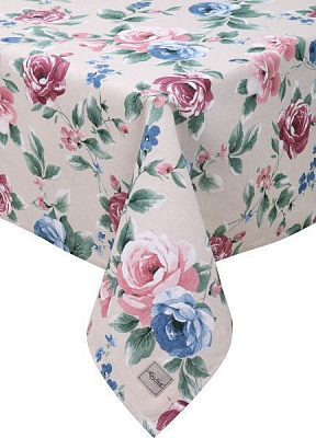 Скатерть Шарлотта Розы 136x180 см бежевый La Nuit 