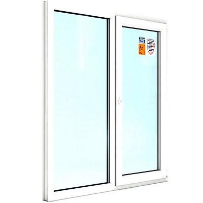 Окно поворотно-откидное REHAU ECOSOL-DESIGN 60 1400x1440 мм правое