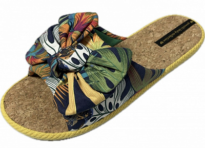 Тапки домашние Gemelli Бант 3 р.37 желтый