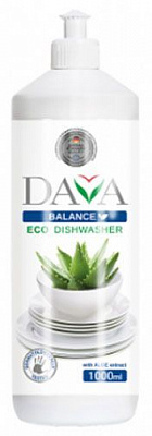 Средство для мытья посуды для ручного мытья посуды DAVA BALANCE с экстрактом алоэ 1л