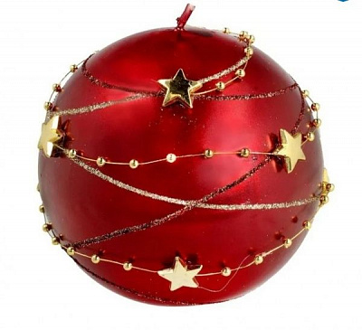 Свічка 80 мм Гірлянда червона Pako-If