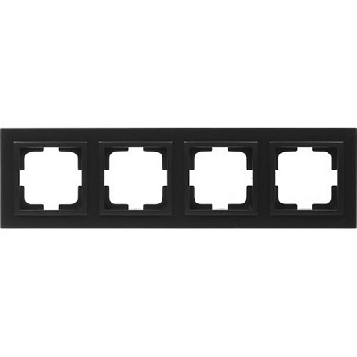 Рамка чотиримісна Mono Despina універсальна графіт 102-200000-163