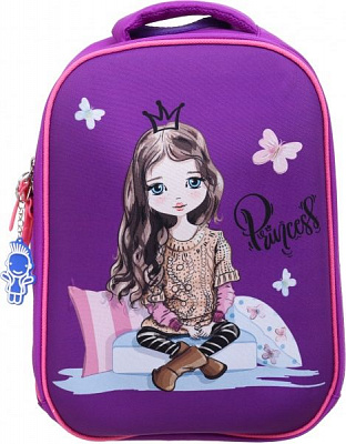 Ранець шкільний Bagland Turtle Littel Рrincess фiолетовий суб.1033 (13470)