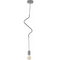 Підвіс TK Lighting Zigzag 1x60 Вт E27 сірий 2437 