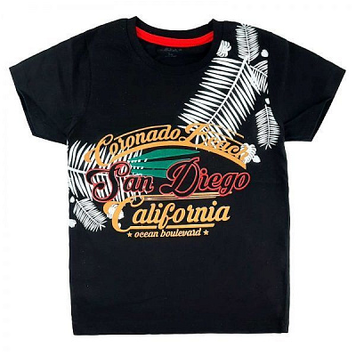 Футболка для хлопчиків San Diego San Diego р.116 чорний
