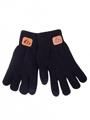 Рукавички YO! (5904921651110) р.20 чорний