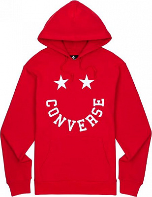 Футболка Converse GRAPHIC PO HOODIE FT 2 10018351-610 S красный