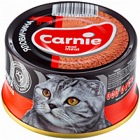 Паштет консервований для котів Carnie з яловичиною 90 г