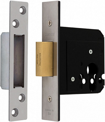 Дверной замок входной Mul-T-Lock 731 SANTOS SS UNIV BS 58 мм нержавеющая сталь