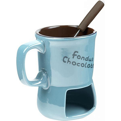 Набор для фондю Lucky голубой