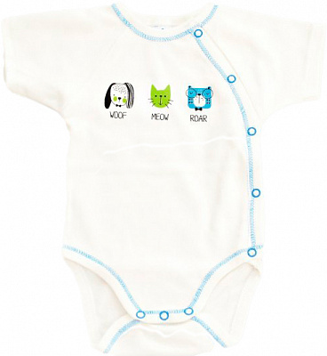 Боди для мальчика Minikin р.56 белый с рисунком 22130356 