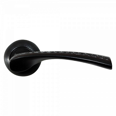 Ручка на розетці Firenze Jolie чорний матовий