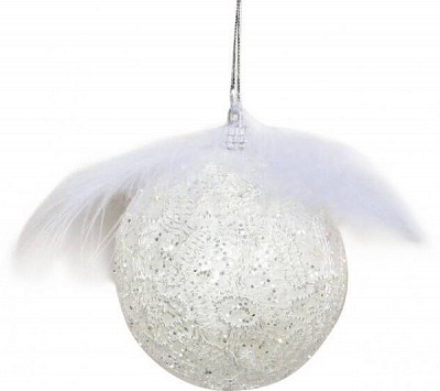 Шар пенопластовый Воздушный 8 см белый