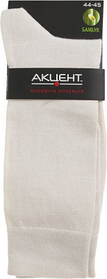 Шкарпетки Акцент Бамбук р. 44-45 кремовий