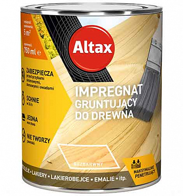 Грунт для дерева Altax Грунтующий бесцветный 0,75 л