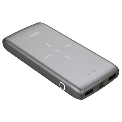 Внешний аккумулятор (Powerbank) PLATINET 10QIB 10000 mAh grey (PMPB10QIB) 