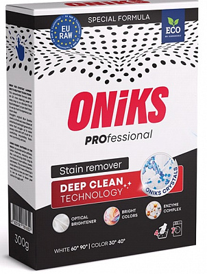 Стиральный порошок для машинной и ручной стирки ONIKS Professional 0,3 кг