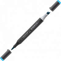 Маркер спиртовий FINECOLOUR Brush-mini EF103-237 блакитний ціанін 