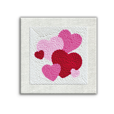 Набір для килимової вишивки Brushme Любов у стібках