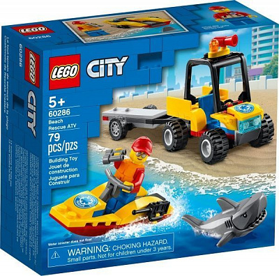 Конструктор LEGO City Пляжный спасательный вездеход 60286