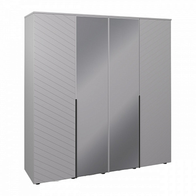 Шафа Вісент Шайн 4дв + дзеркало біла аляска