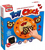 Набор для творчества Strateg Toy Clock Мишка