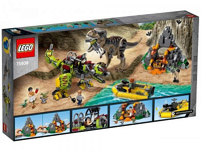 Конструктор LEGO Jurassic World Бой тираннозавра против робота-динозавра 75938