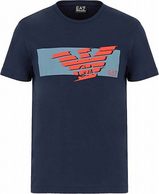 Футболка EA7 PJJ6Z-3HPT30-1554 р.S темно-синий