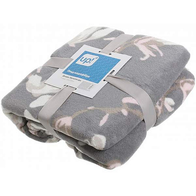 Плед микрофибра Underprice Магнолия 160x200 см серый