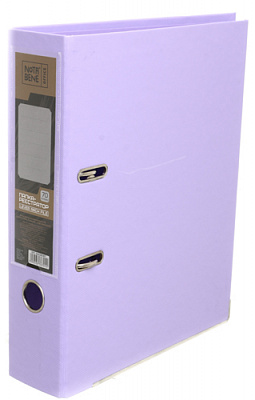 Папка-реєстратор Classic двостороння А4 70 мм лавандова Nota Bene