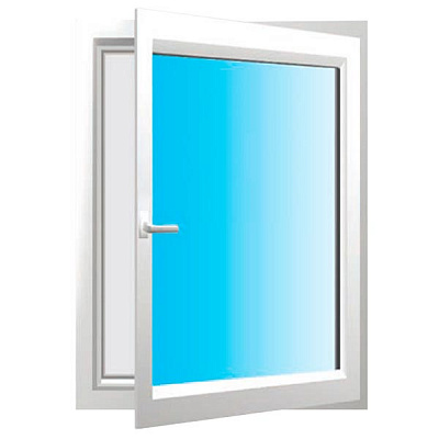 Окно одностворчатое поворотно-откидное Окнаград 800х1200 мм