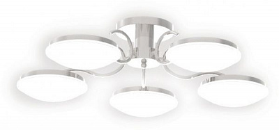 Люстра світлодіодна Victoria Lighting з пультом ДК 90 Вт хром Tara/PL5