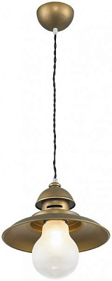 Подвес Altalusse 1x40 Вт E27 античное золото 