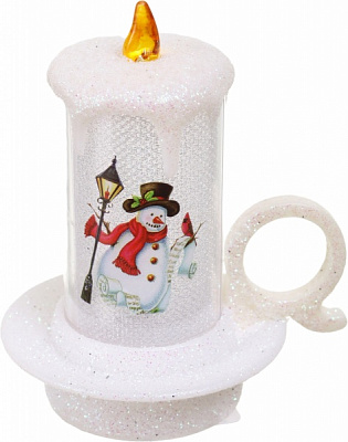 Свічка світлодіодна новорічна на підставці LZ-0811 світлодіодна (LED)