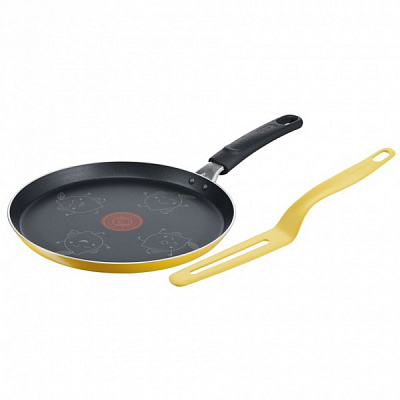 Сковорода для млинців з лопаткою FRUITS (лимон) 25 см B4381002 Tefal