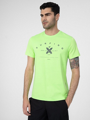 Футболка 4F TSHIRT M366 4FSS23TTSHM366-45N р.L зелений
