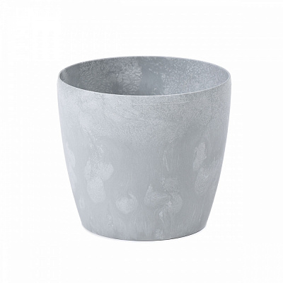 Вазон пластик MAGNOLIA круглый серый бетон 3,1 л Ламела (9702039)
